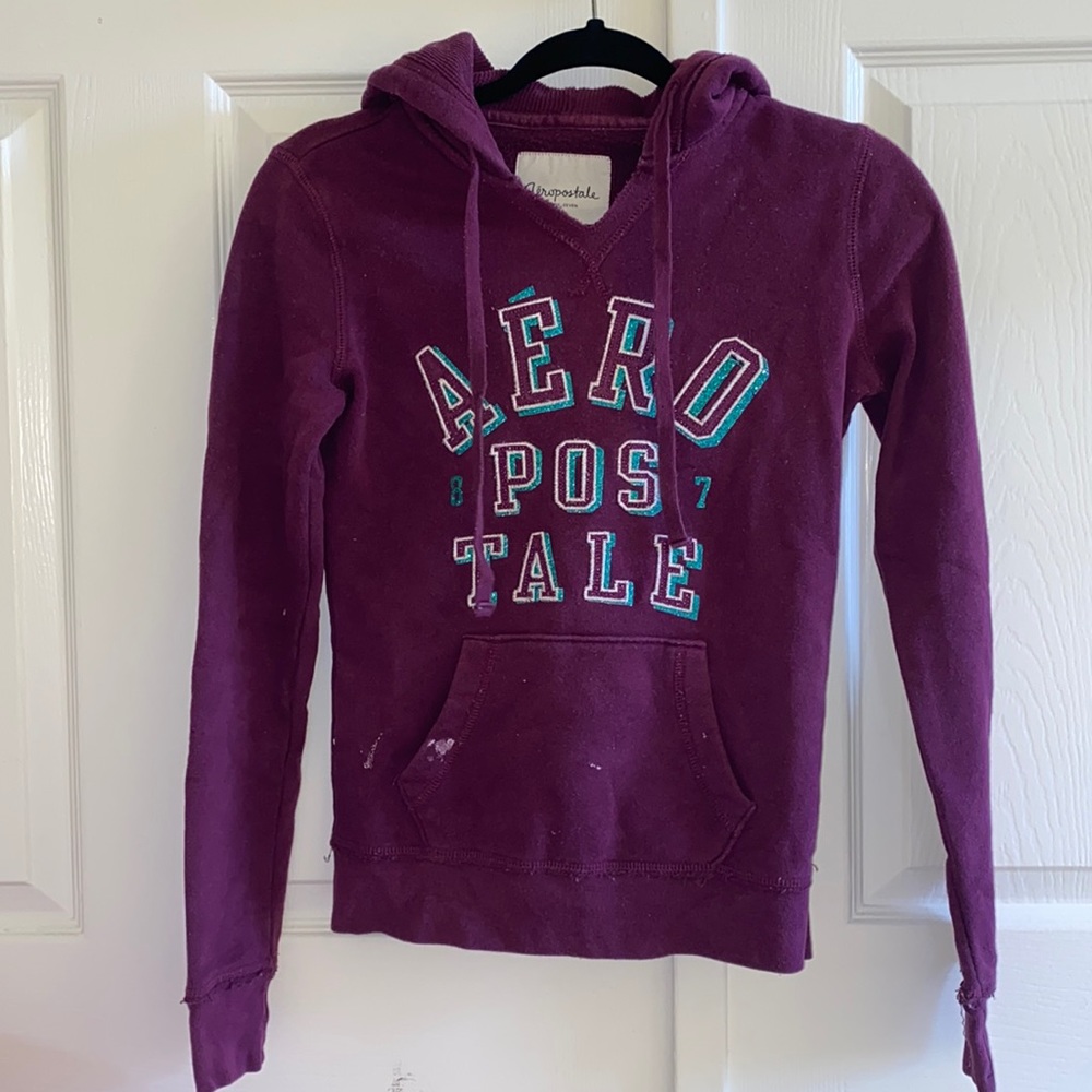 FREE with Purchase - Aeropostale Vintage Lettering Hoodie